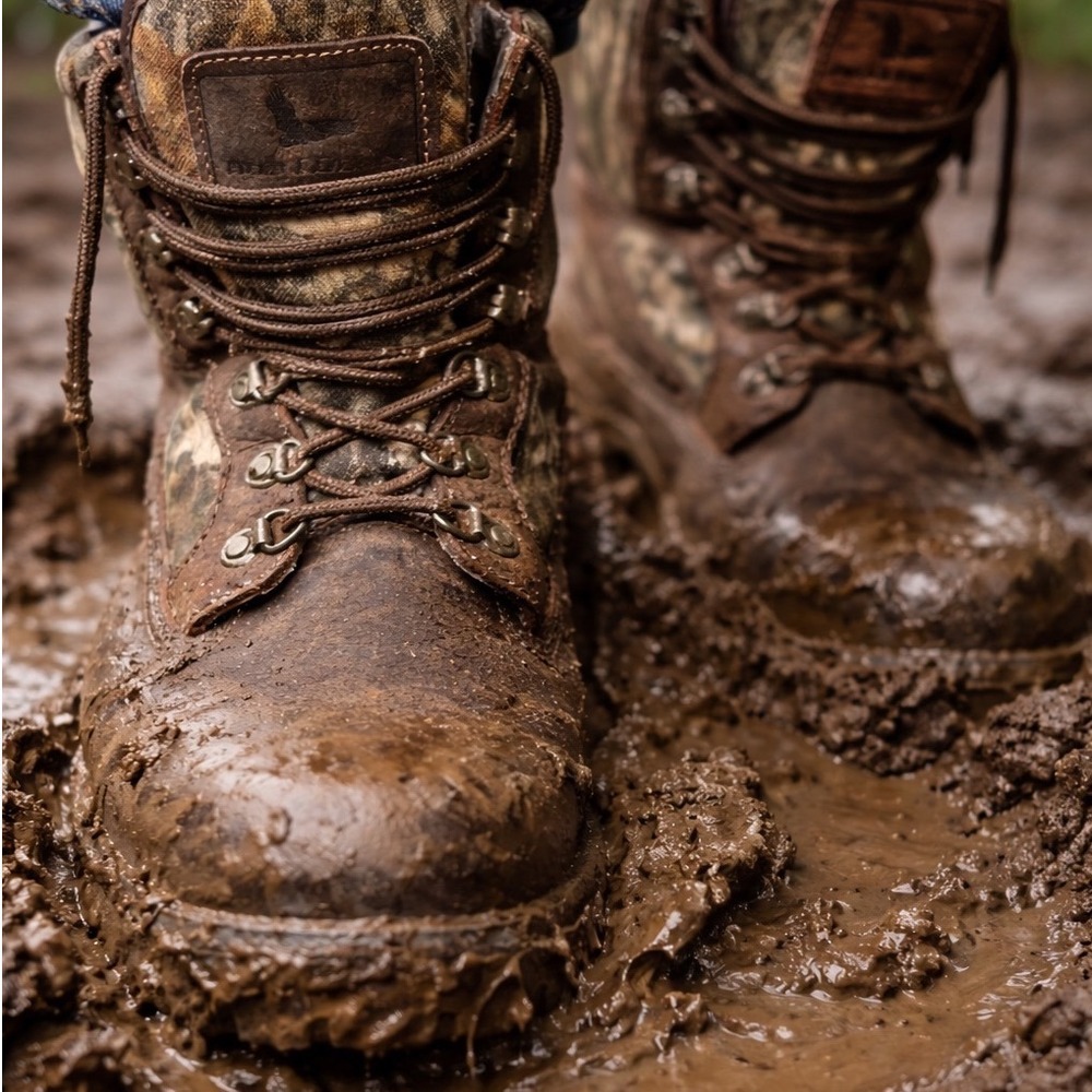 Field & Stream Mens Camo Leather Hunting Boots GORE-TEX Thinsulate MFW08283 13 - Picture 11 of 11
